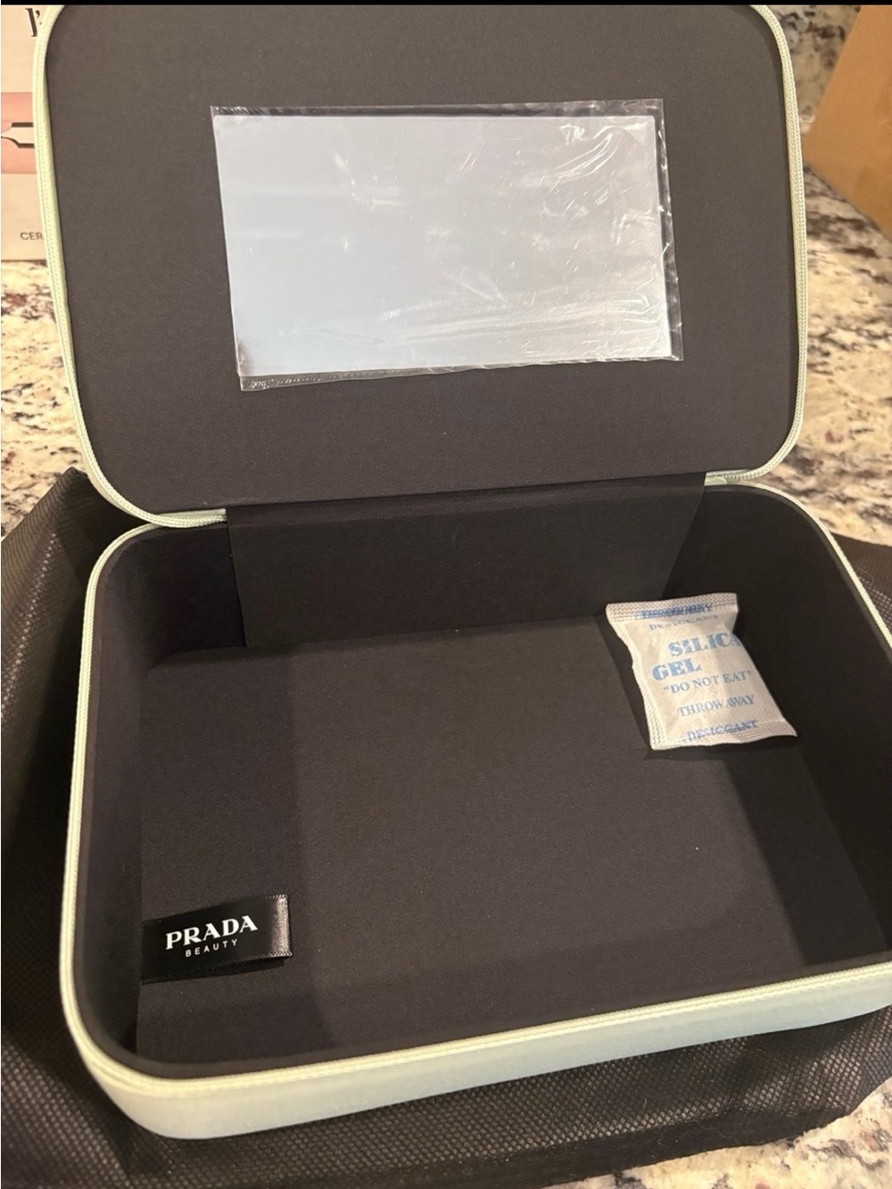 NEW Prada Makeup/Accessory Case with Mirror